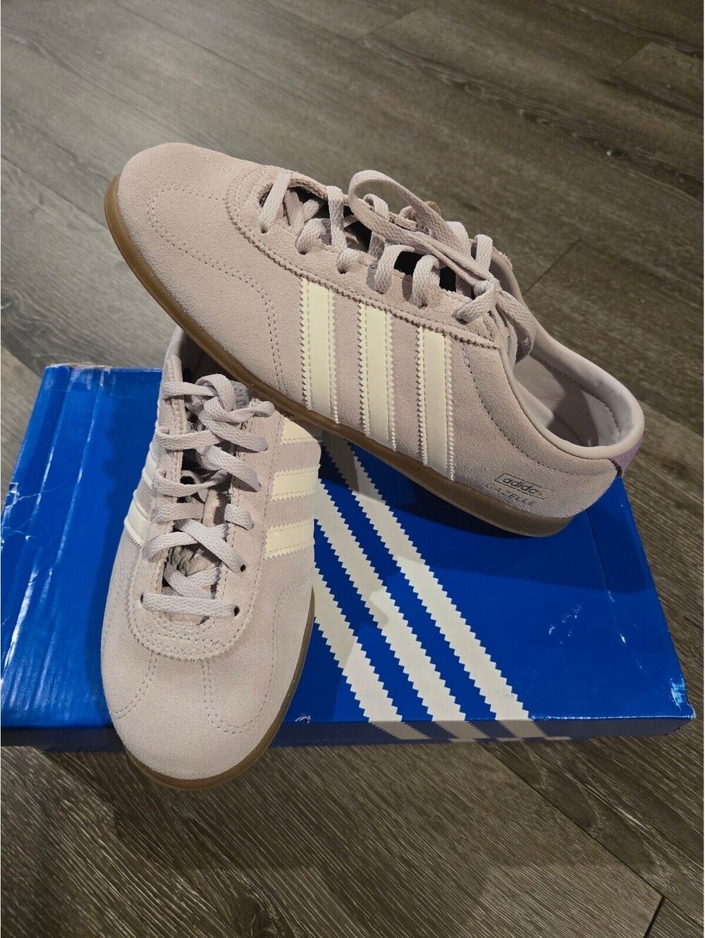 adidas Gazelle Lo Pro IH6942 Womens 7 Ice Purple White Gum New Box
